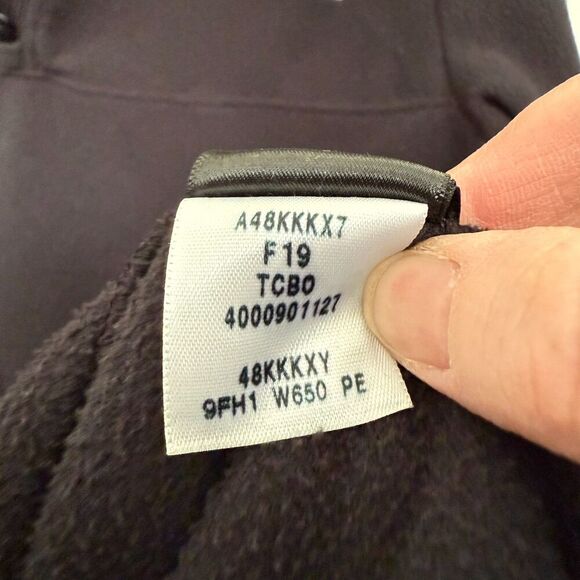 The North Face Sweater Womens Large Black Fleece Lightweight 1/4 Zip Pullover - Picture 7 of 9